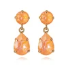 Mini Drop Örhängen / Peach Delite Guld>Caroline Svedbom New