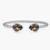 Caroline Svedbom Mini Drop Armband Rhodium / Greige>Caroline Svedbom Armband New