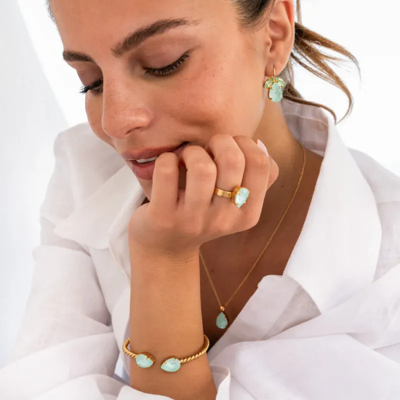 Caroline Svedbom Mini Drop Armband / Soft Mint (Rhodium)>Caroline Svedbom Armband Best