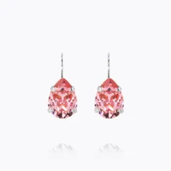 Mini Drop Clasp Örhängen/ Light Rose (Rhodium)>Caroline Svedbom New