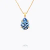 Mini Drop Halsband/ Light Sapphire (Guld)>Caroline Svedbom Clearance