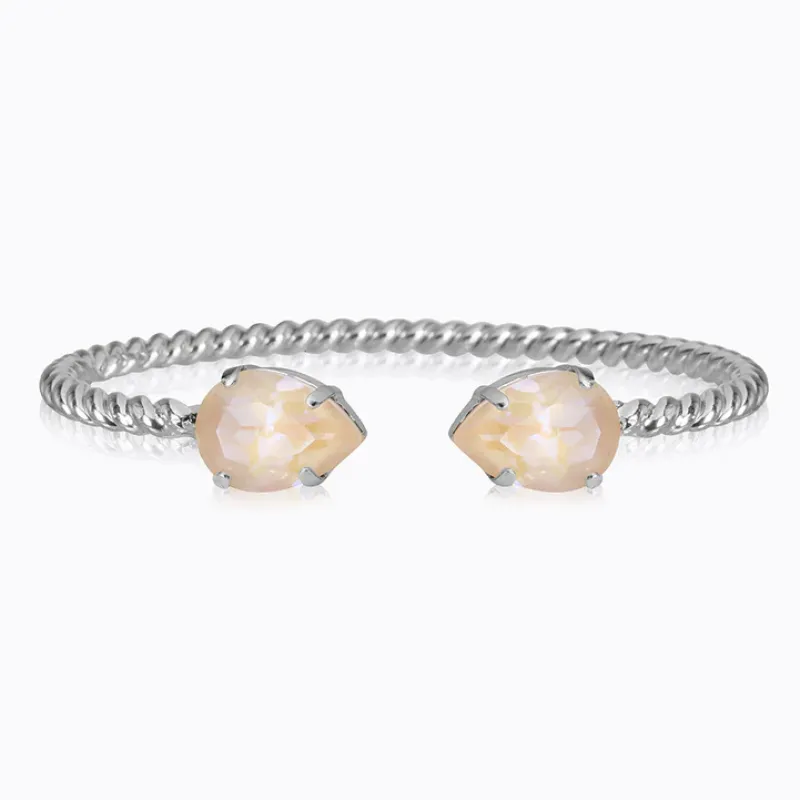 Caroline Svedbom Mini Drop Armband Rhodium / Ivory Creme Delite>Caroline Svedbom Armband Best