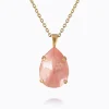 Mini Drop Halsband/ Flamingo Ignite (Guld)>Caroline Svedbom Best