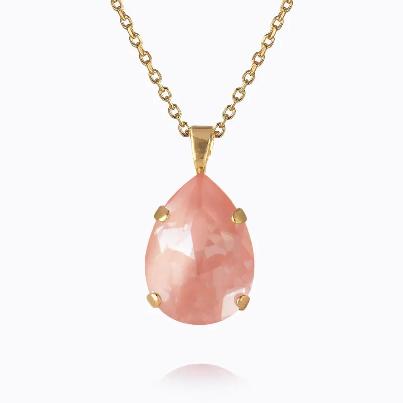 Mini Drop Halsband/ Flamingo Ignite (Guld)>Caroline Svedbom Best