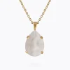 Mini Drop Halsband / Electric White (Guld)>Caroline Svedbom