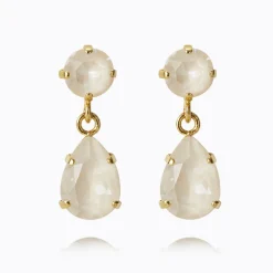 Mini Drop Örhängen/ Linen Ignite (Guld)>Caroline Svedbom Sale