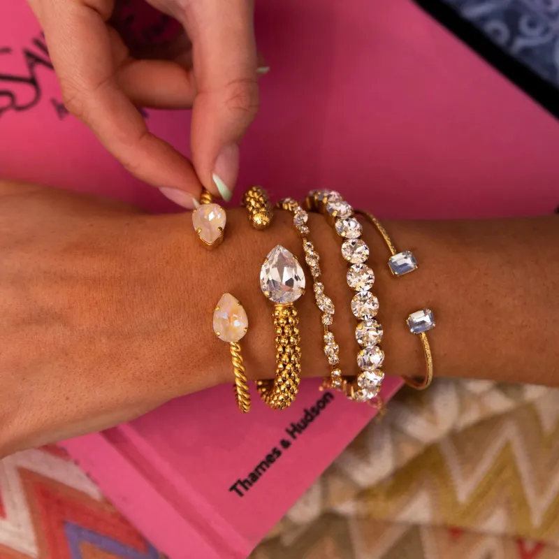 Caroline Svedbom Mini Drop Armband Guld / Ivory Creme Delite>Caroline Svedbom Armband Best