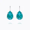 Mini Drop Clasp Örhängen / Laguna Delite (Rhodium)>Caroline Svedbom Discount