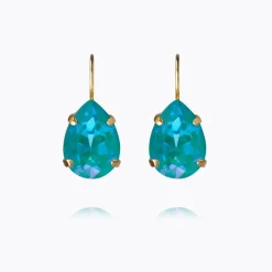 Mini Drop Clasp Örhängen / Laguna Delite (Guld)>Caroline Svedbom Clearance