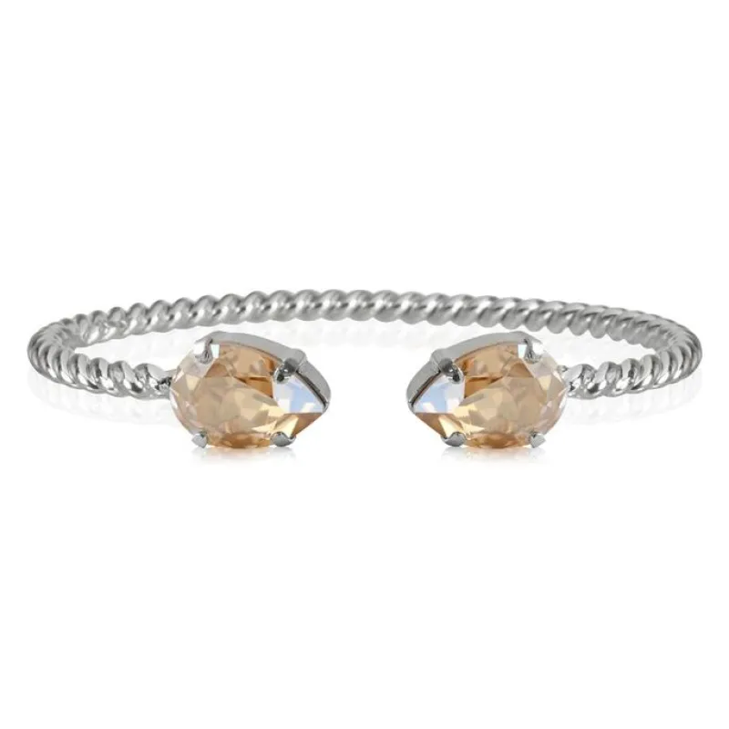 Caroline Svedbom Mini Drop Armband Rhodium / Golden Shadow>Caroline Svedbom Armband Discount