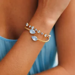 Caroline Svedbom Mini Drop Armband / Sky Ignite (Guld)>Caroline Svedbom Armband Clearance