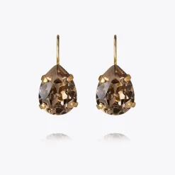 Mini Drop Clasp Örhängen/ Greige (Guld)>Caroline Svedbom Best