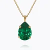 Mini Drop Halsband / Majestic Green (Guld)>Caroline Svedbom Online