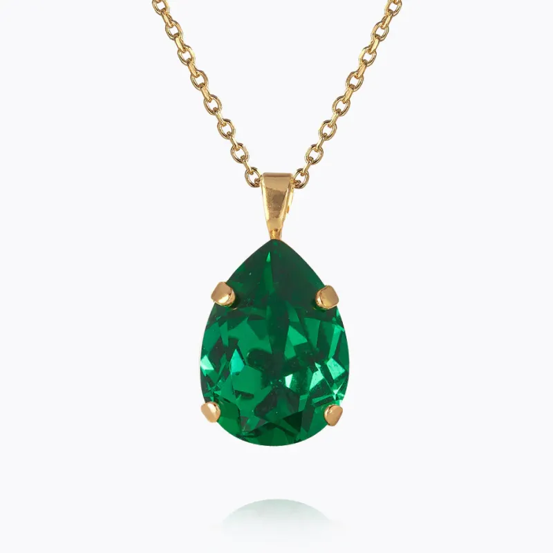 Mini Drop Halsband / Majestic Green (Guld)>Caroline Svedbom Online