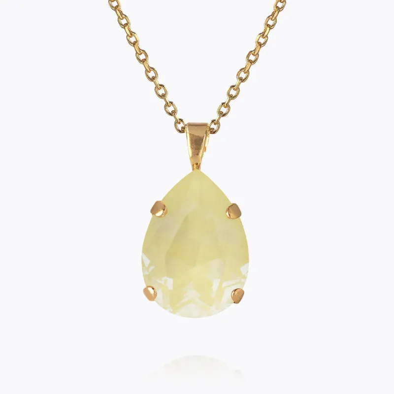 Mini Drop Halsband / Soft Yellow (Guld)>Caroline Svedbom New