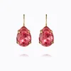 Caroline Svedbom Mini Drop Clasp Örhängen/ Mulberry Red (Guld)>Caroline Svedbom Örhängen Online