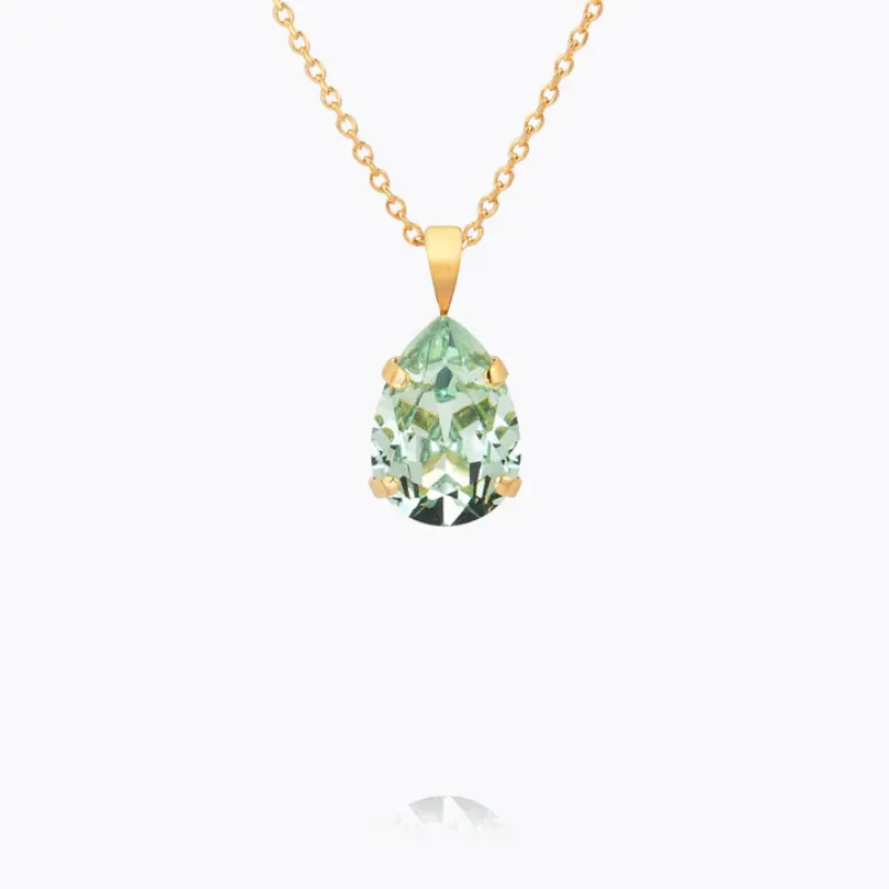 Mini Drop Halsband/ Chrysolite (Guld)>Caroline Svedbom