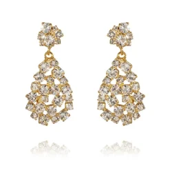 Mini Hanna Örhängen / Crystal (Guld)>Caroline Svedbom New