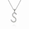 Mini Letter S Halsband (Rhodium)>Caroline Svedbom Clearance