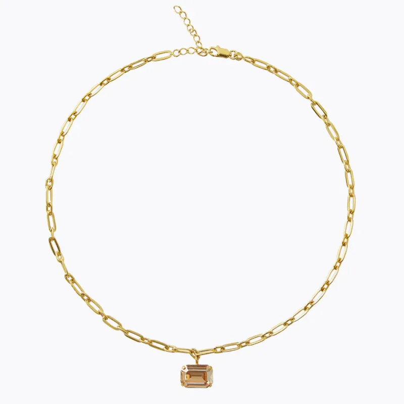 Mini Lydia Halsband / Golden Shadow (Guld)>Caroline Svedbom Clearance
