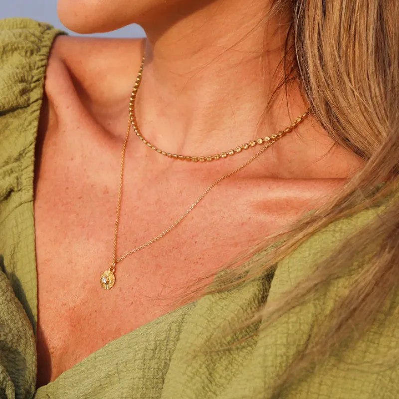 Mini Odessa Halsband/ Crystal (Guld)>Caroline Svedbom Sale