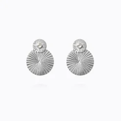 Mini Odessa Örhängen/ Crystal (Rhodium)>Caroline Svedbom Discount