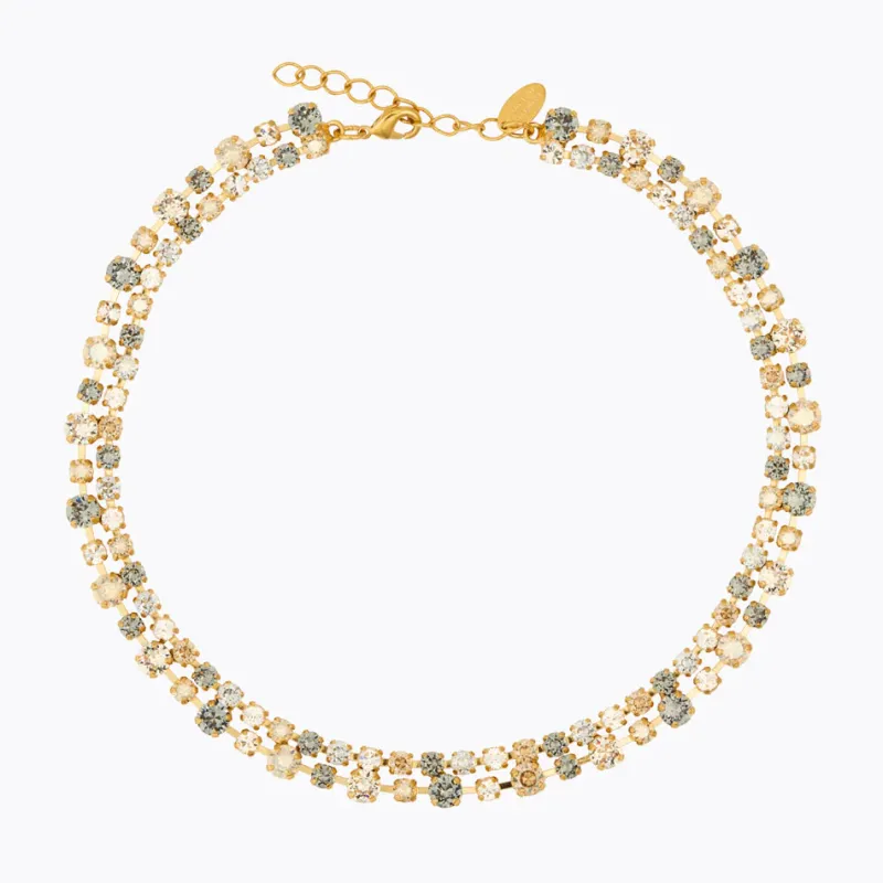 Mini Pomona Halsband, Black Golden Combo – Guld>Caroline Svedbom Online