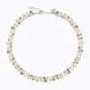 Mini Pomona Halsband, Black Golden Combo – Rhodium>Caroline Svedbom