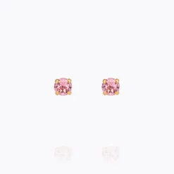 Mini Stud Örhängen/ Light Rose (Guld)>Caroline Svedbom Online