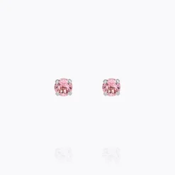 Mini Stud Örhängen/ Light Rose (Rhodium)>Caroline Svedbom Outlet