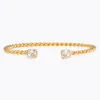 Caroline Svedbom Mini Twisted Armband/ Crystal (Guld)>Caroline Svedbom Armband Clearance