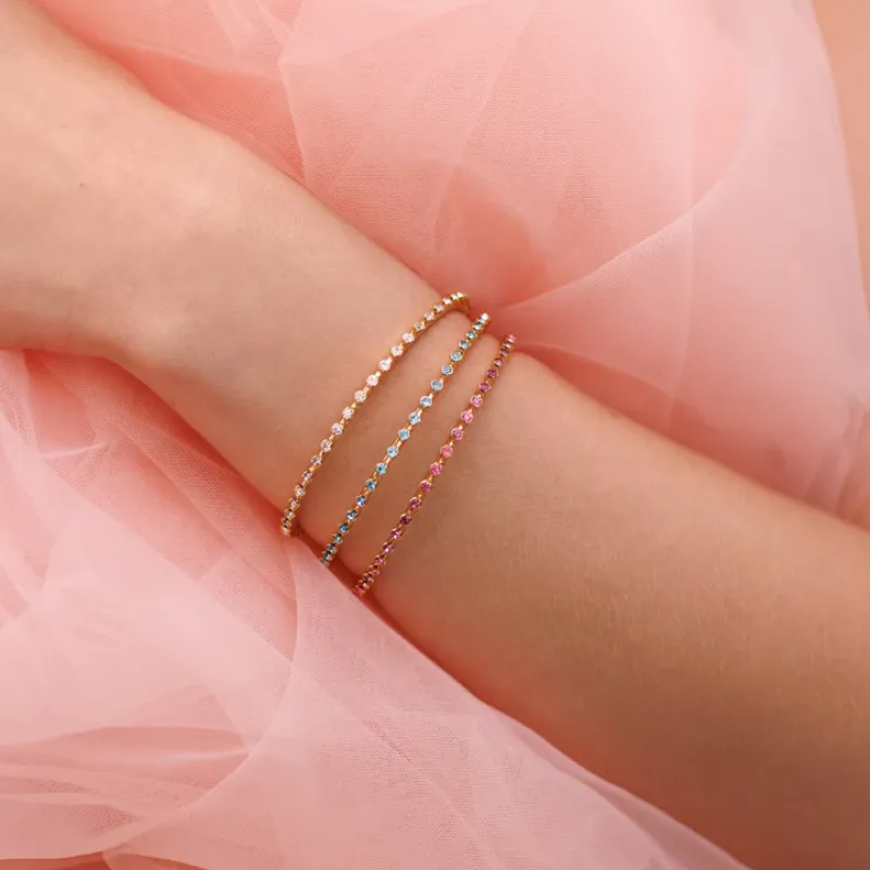 Miro Armband / Crystal (Guld)>Caroline Svedbom Online