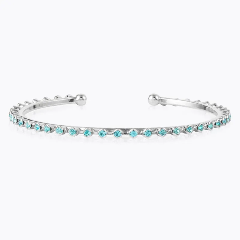 Miro Armband / Light Turquoise (Rhodium)>Caroline Svedbom Hot
