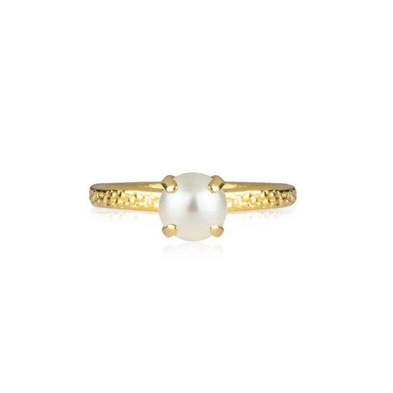 Natti Ring Guld Pearl>Caroline Svedbom Hot