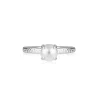 Natti Ring Rhodium Pearl>Caroline Svedbom New