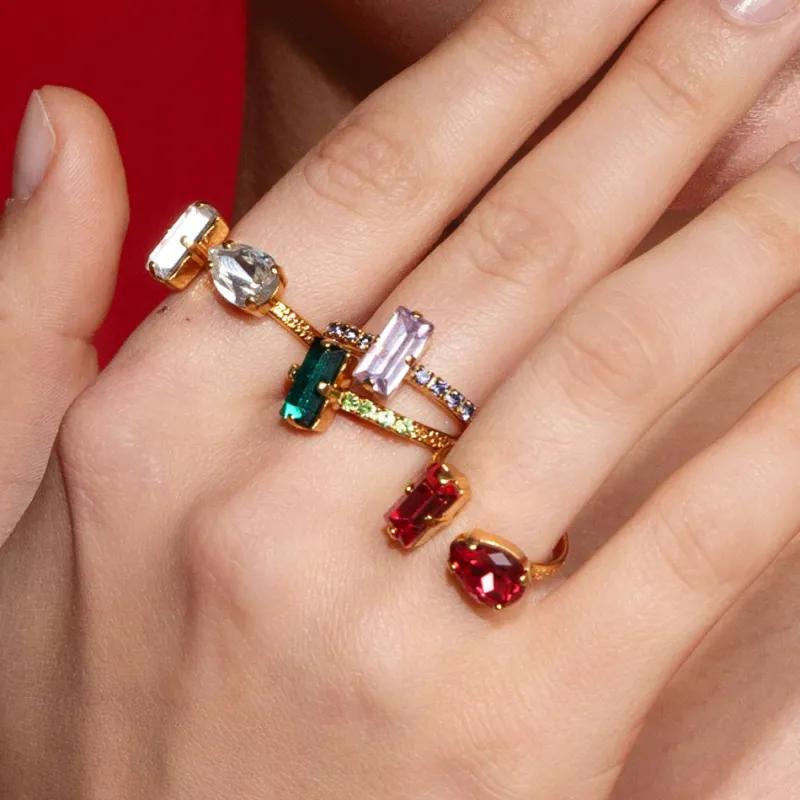 Caroline Svedbom Noelle Ring / Rose – Rhodium>Caroline Svedbom Ringar New