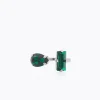 Caroline Svedbom Noelle Ring / Emerald – Rhodium>Caroline Svedbom Ringar