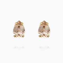 Petite Drop Örhängen / Light Silk (Guld)>Caroline Svedbom Discount
