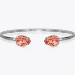 Caroline Svedbom Petite Drop Armband Rhodium / Rose Peach>Caroline Svedbom Armband Online