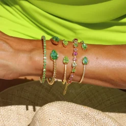 Caroline Svedbom Petite Drop Armband / Citrus Green (Guld)>Caroline Svedbom Armband New