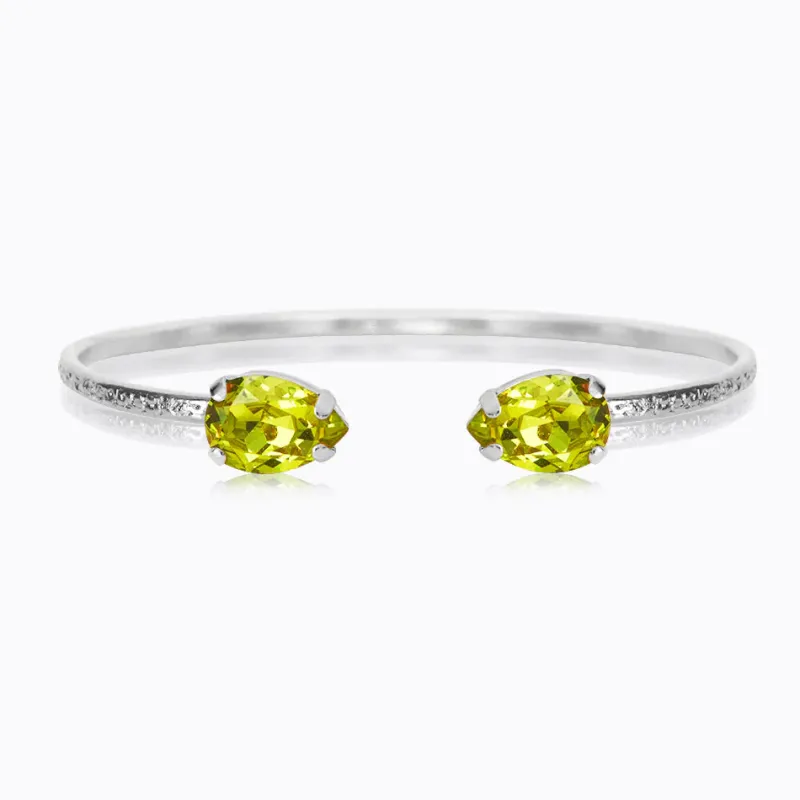 Caroline Svedbom Petite Drop Armband / Citrus Green (Rhodium)>Caroline Svedbom Armband Online