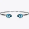 Caroline Svedbom Petite Drop Armband Rhodium / Aquamarine>Caroline Svedbom Armband Sale