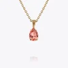 Petite Drop Halsband / Rose Peach (Guld)>Caroline Svedbom Best