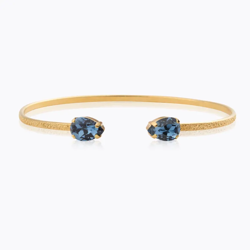 Caroline Svedbom Petite Drop Armband, Denim Blue – Guld>Caroline Svedbom Armband Clearance