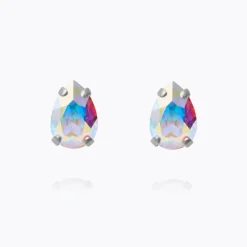 Petite Drop Stud Örhängen / Aurore Boreale (Rhodium)>Caroline Svedbom New