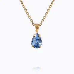 Caroline Svedbom Petite Drop Halsband/ Lapis (Guld)>Caroline Svedbom Halsband New