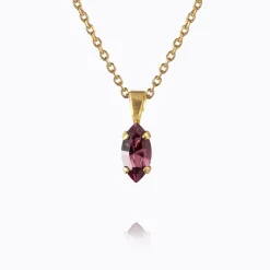 Petite Navette Halsband / Iris (Gold)>Caroline Svedbom Best