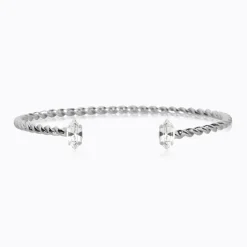 Caroline Svedbom Petite Navette Armband/ Crystal (Rhodium)>Caroline Svedbom Armband