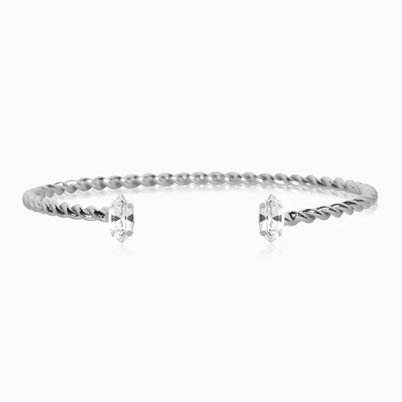 Caroline Svedbom Petite Navette Armband/ Crystal (Rhodium)>Caroline Svedbom Armband