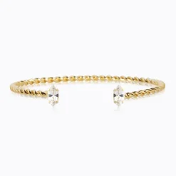 Caroline Svedbom Petite Navette Armband / Crystal (Guld)>Caroline Svedbom Armband Online
